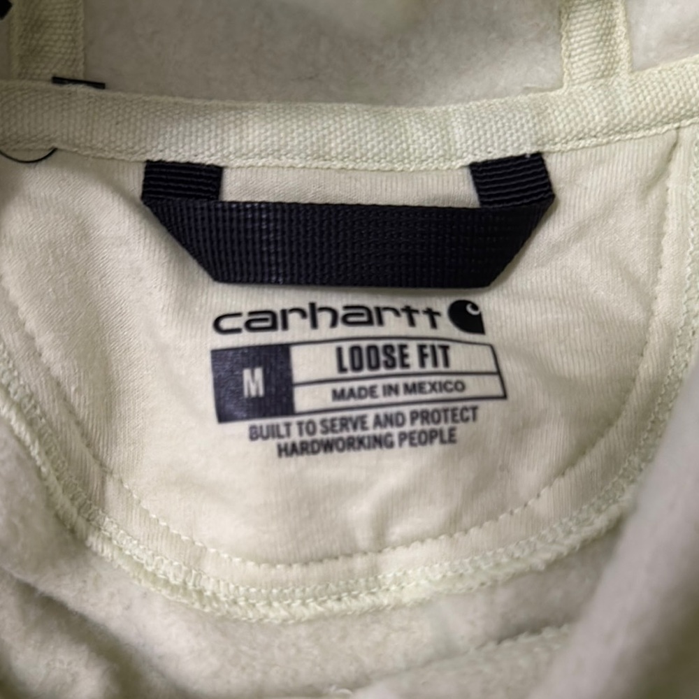 Carhartt Mint Green Logo Hoodie - Picture 3 of 3